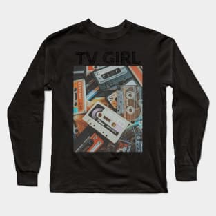 Tv Girl / Vintage Style Long Sleeve T-Shirt